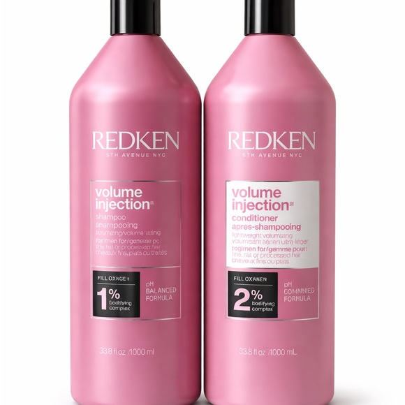 Redken Volume Injection Pink Hair Care Duo - Picture 2 of 2